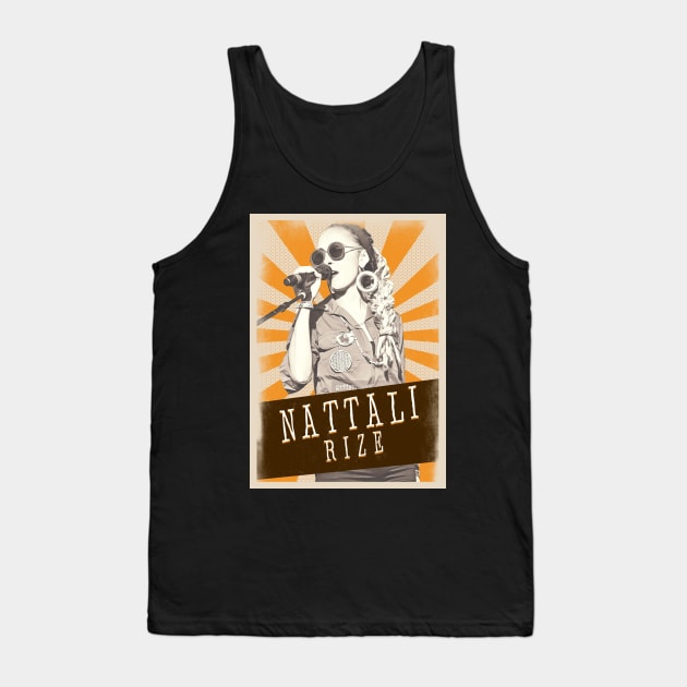 Vintage Aesthetic Nattali Rize Reggae Tank Top by SkulRose